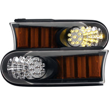 画像をギャラリービューアに読み込む, ANZO 2007-2013 Toyota Fj Cruiser LED Parking Lights Black w/ Amber Reflector