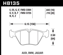 画像をギャラリービューアに読み込む, Hawk 95-02 BMW M3 HP+ Street Front Brake Pads