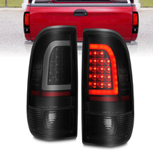 画像をギャラリービューアに読み込む, ANZO 1997-2003 Ford F-150 LED Tail Lights w/ Light Bar Black Housing Smoke Lens