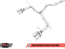 画像をギャラリービューアに読み込む, AWE Tuning Subaru WRX/STI VA/GV Sedan Track Edition Exhaust - Chrome Silver Tips (102mm)