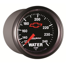 画像をギャラリービューアに読み込む, Autometer Sport-Comp II 2-1/16in 120-240 Deg Mechanical Water Temp Gauge - Bowtie Black