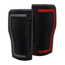 画像をギャラリービューアに読み込む, ANZO 2017+ Ford F-250 LED Taillights - Black/Smoke