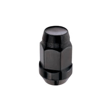画像をギャラリービューアに読み込む, McGard Hex Lug Nut (Cone Seat Bulge Style) 1/2-20 / 3/4 Hex / 1.45in. Length (4-pack) - Black