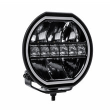 画像をギャラリービューアに読み込む, Go Rhino Xplor Blackout Series Maxline LED Hi/Low Beam w/Multi DRL (Surface Mount) 9in. - Blk