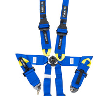 画像をギャラリービューアに読み込む, NRG FIA 6pt 2in. Shoulder Belt for HANS Device/ Rotary Cam Lock Buckle/ 3in. Waist Belt - Blue