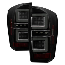 画像をギャラリービューアに読み込む, Spyder 16-17 Toyota Tacoma LED Tail Lights - Black Smoke (ALT-YD-TT16-LED-BSM)