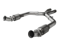 画像をギャラリービューアに読み込む, Kooks 05-10 Ford Mustang GT 4.6L 3V Auto/Manual 2 1/2in x 2 1/2in OEM Cat X Pipe Kooks HDR Req