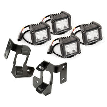 画像をギャラリービューアに読み込む, Rugged Ridge 07-18 Jeep Wrangler JK Black Dual Cube A-Pillar Light Mount Kit