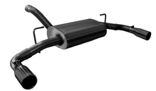 画像をギャラリービューアに読み込む, Corsa 2018-2025 Jeep Wrangler JL 2.5in Dual Rear Exit Black Tips Touring Axle-Back Exhaust