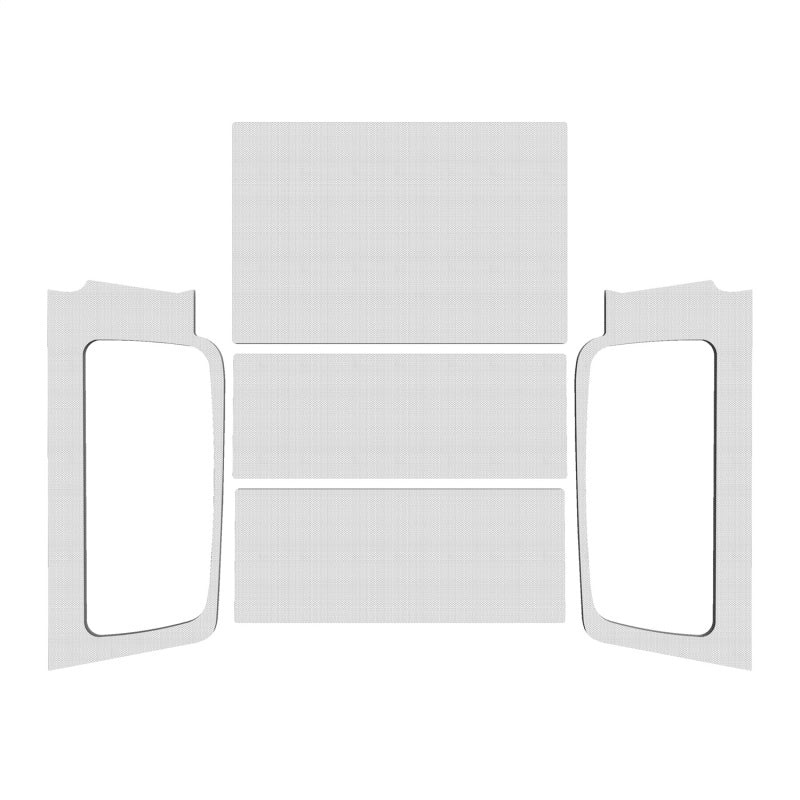 DEI 04-06 Jeep Wrangler LJ Unlimited Headliner Complete Kit - White