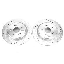 画像をギャラリービューアに読み込む, Power Stop 15-19 Acura TLX Rear Evolution Drilled &amp; Slotted Rotors - Pair