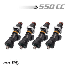 画像をギャラリービューアに読み込む, BLOX Racing Eco-Fi Street Injectors 550cc/min w/1/2in Adapter Honda B/D/H Series (Set of 4)