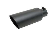 画像をギャラリービューアに読み込む, Gibson Round Dual Wall Angle-Cut Tip - 4in OD/2.25in Inlet/6.5in Length - Black Ceramic