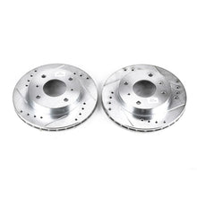 画像をギャラリービューアに読み込む, Power Stop 89-96 Nissan 240SX Front Evolution Drilled &amp; Slotted Rotors - Pair