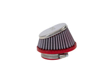 画像をギャラリービューアに読み込む, BMC Conical Carburetor Filter w/Chrome Top - Center 50mm Inlet / 65mm H