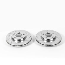 画像をギャラリービューアに読み込む, Power Stop 11-19 Hyundai Elantra Front Evolution Drilled &amp; Slotted Rotors - Pair