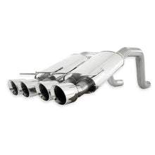 画像をギャラリービューアに読み込む, Stainless Works 2006-13 Corvette C6ZO6/ZR1 3in Axleback Chambered Mufflers Quad 4in Rolled Edge Tips