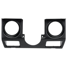 画像をギャラリービューアに読み込む, Autometer 87-95 Jeep Wrangler YJ 3-3/8in Tachometer/Speedometer Black Dual Cluster Bezel