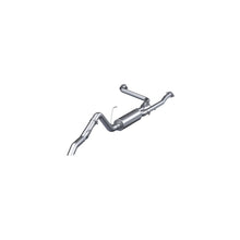 画像をギャラリービューアに読み込む, MBRP 22-23 Nissan Frontier 3.8L 3in Tip 3in Cat Back Turndown Exit Street Profile - T304