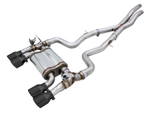 画像をギャラリービューアに読み込む, AWE Tuning BMW F8X M3/M4 Track Edition Cat-Back Exhaust - Diamond Black Tips