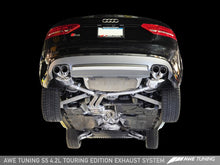 画像をギャラリービューアに読み込む, AWE Tuning Audi B8 S5 4.2L Touring Edition Exhaust System - Polished Silver Tips