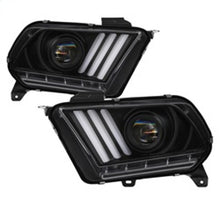 画像をギャラリービューアに読み込む, Spyder 10-13 Ford Mustang - Halogen - Projector Headlights - LED Signals -Black (PRO-YD-FM2010V2-BK)