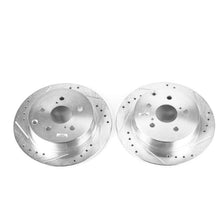 画像をギャラリービューアに読み込む, Power Stop 16-17 Toyota Mirai Rear Evolution Drilled &amp; Slotted Rotors - Pair