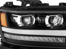 画像をギャラリービューアに読み込む, AlphaRex 19-20 Dodge Ram 1500 LUXX LED Proj Headlights Plank Jet Blk w/Activ Light/Seq Signal/DRL
