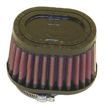 画像をギャラリービューアに読み込む, K&amp;N Filter Universal Rubber Filter Oval Tapered 4in Base O/S L x 3.5in Top O/S L x 2.75in H