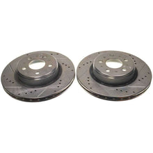 画像をギャラリービューアに読み込む, Power Stop 17-21 Tesla 3 Rear Drilled &amp; Slotted Rotor (Pair)