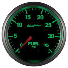 画像をギャラリービューアに読み込む, Autometer Elite 2-1/16in 0-35 PSI Fuel Pressure Stepper Motor w/ Peak &amp; Warn