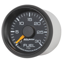 画像をギャラリービューアに読み込む, Autometer Factory Match Chevy 2-1/16in FSE 0-30 PSI Fuel Pressure Gauge