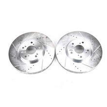 画像をギャラリービューアに読み込む, Power Stop 04-08 Acura TL Front Evolution Drilled &amp; Slotted Rotors - Pair