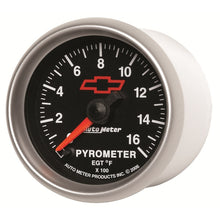 画像をギャラリービューアに読み込む, Autometer GM Full Sweep Electric 52mm 0-1600 degree F Pyrometer