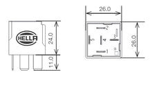画像をギャラリービューアに読み込む, Hella Relay 24V 10/20A Spdt Res