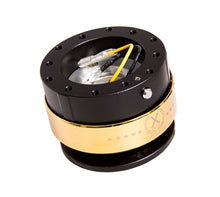 画像をギャラリービューアに読み込む, NRG Quick Release Gen 2.0 - Black Body / Chrome Gold Ring