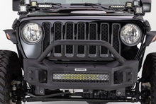 画像をギャラリービューアに読み込む, Go Rhino 07-20 Jeep Wrangler JL/JLU/JK/JKU/Gladiator JT Rockline Front Stubby Bumper w/ Overrider