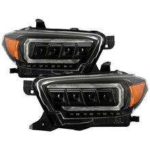 画像をギャラリービューアに読み込む, Spyder 16-20 Toyota Tacoma Halogen Model Only High-Power LED Headlights - Black PRO-YD-TT16HALAP-BK