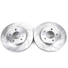 画像をギャラリービューアに読み込む, Power Stop 04-08 Chrysler Pacifica Front Evolution Drilled &amp; Slotted Rotors - Pair