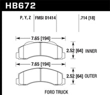 画像をギャラリービューアに読み込む, Hawk 10-14 Ford F-150 Front Super Duty Brake Pads
