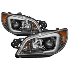 画像をギャラリービューアに読み込む, Spyder Subaru WRX 2006-2007 Projector Headlights - Halogen Only - Black PRO-YD-SWRX06-LBDRL-BK