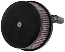 画像をギャラリービューアに読み込む, K&amp;N 99+ Harley-Davidson Street Metal Intake System - Hammer Black
