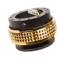 画像をギャラリービューアに読み込む, NRG Quick Release Kit - Pyramid Edition - Black Body / Chrome Gold Pyramid Ring