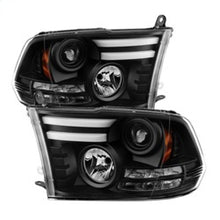 画像をギャラリービューアに読み込む, Spyder Dodge Ram 13-15 Projector Headlights Light Bar DRL Black PRO-YD-DR13-LBDRL-BK