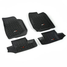 画像をギャラリービューアに読み込む, Rugged Ridge Floor Liner Front/Rear Black 2007-2018 Jeep Wrangler JK 2 Dr