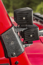 画像をギャラリービューアに読み込む, Rugged Ridge 97-06 Jeep Wrangler TJ Textured Black Dual A-Pillar Light Mount