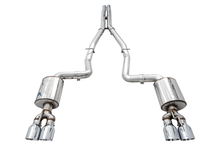 画像をギャラリービューアに読み込む, AWE Tuning 2015+ Dodge Challenger 6.4L/6.2L Non-Resonated Touring Edition Exhaust - Quad Silver Tips