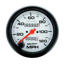 画像をギャラリービューアに読み込む, Autometer Phantom 3-3/8in 120MPH Speedometer Gauge - Mechanical Full Sweep
