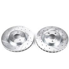 画像をギャラリービューアに読み込む, Power Stop 03-04 Infiniti G35 Front Evolution Drilled &amp; Slotted Rotors - Pair