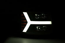 画像をギャラリービューアに読み込む, AlphaRex 07-13 Chevy 1500HD(NewBody) NOVA LED Proj Headlight Plank Sty Glos Blk w/Activ Lite/Seq Sig
